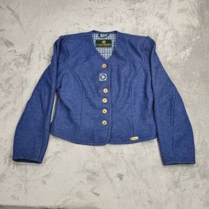 giesswein wool jacket Vintage.  Size 38. Excellent Condition. Austria blue